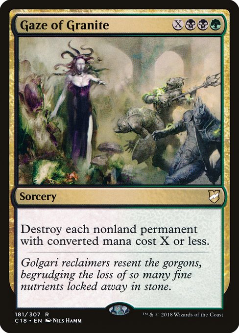 Gaze of Granite - Commander 2018 #181