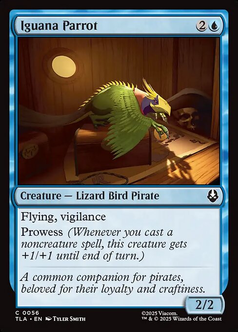 Iguana Parrot - Avatar: The Last Airbender #56 Magic: The Gathering card image