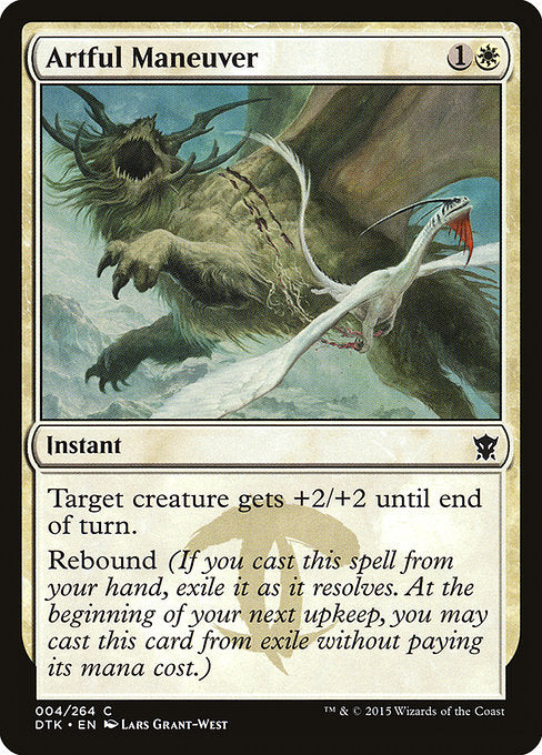 Artful Maneuver - Dragons of Tarkir #4