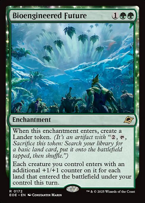 Bioengineered Future Edge of Eternities Magic: The Gathering card image