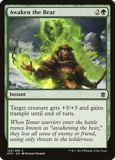 Awaken the Bear - Khans of Tarkir #129