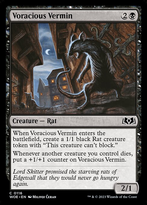 Voracious Vermin - Wilds of Eldraine #116
