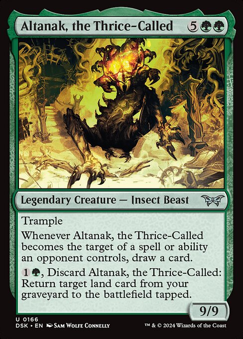 Altanak, the Thrice-Called - Duskmourn: House of Horror #166