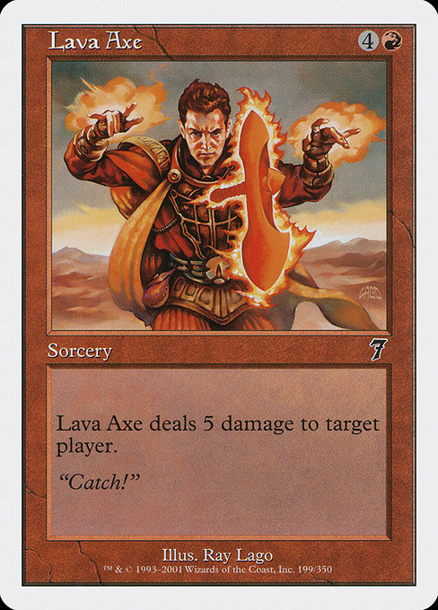 Lava Axe - Seventh Edition #199