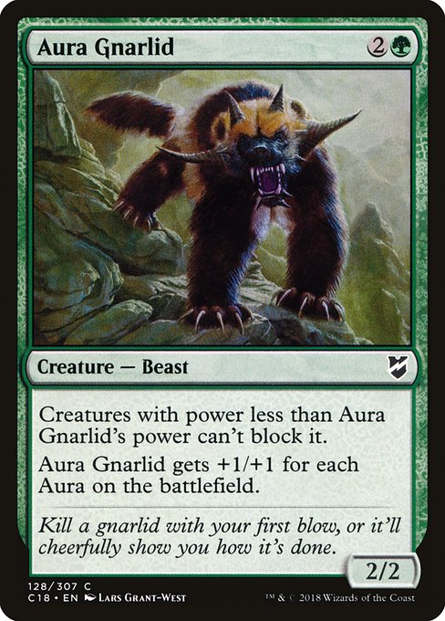 Aura Gnarlid - Commander 2018 #128