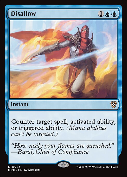 Disallow - Aetherdrift Commander #74