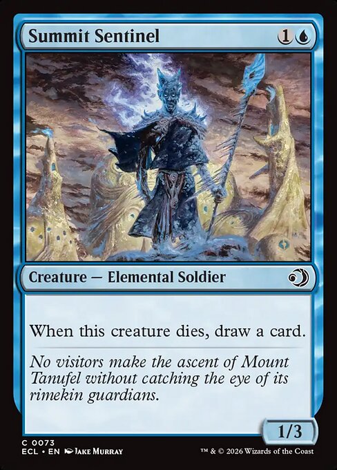 Summit Sentinel - Lorwyn Eclipsed #73 Magic: The Gathering card image