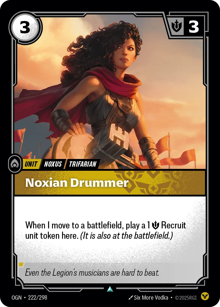 Noxian Drummer Riftbound card image