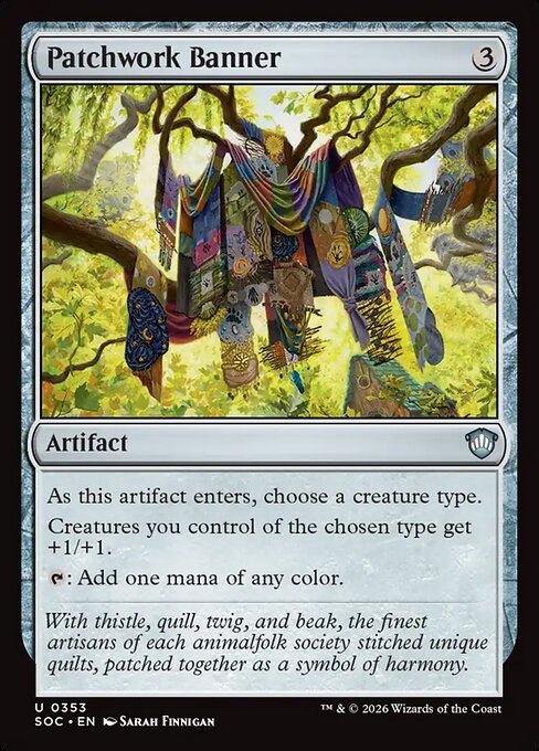 Patchwork Banner - Secrets of Strixhaven Commander #353