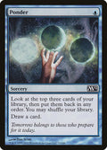 Ponder Magic 2012 Magic: The Gathering card image
