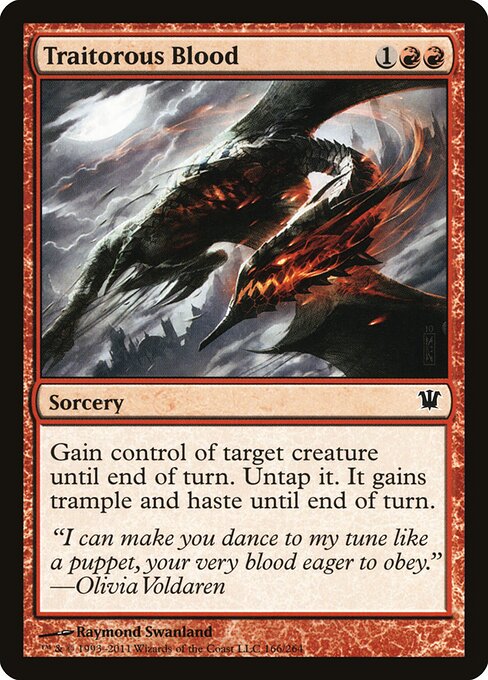 Traitorous Blood Innistrad Magic: The Gathering card image
