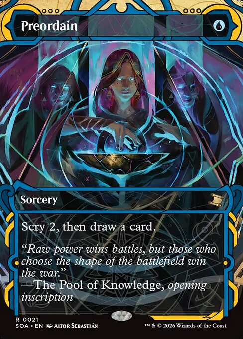 Preordain - Secrets of Strixhaven Mystical Archive #21 Magic: The Gathering card image