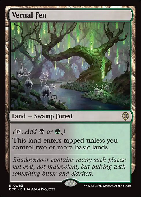 Vernal Fen - Lorwyn Eclipsed Commander #63