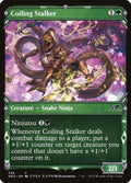 Coiling Stalker Kamigawa: Neon Dynasty Magic: The Gathering card image