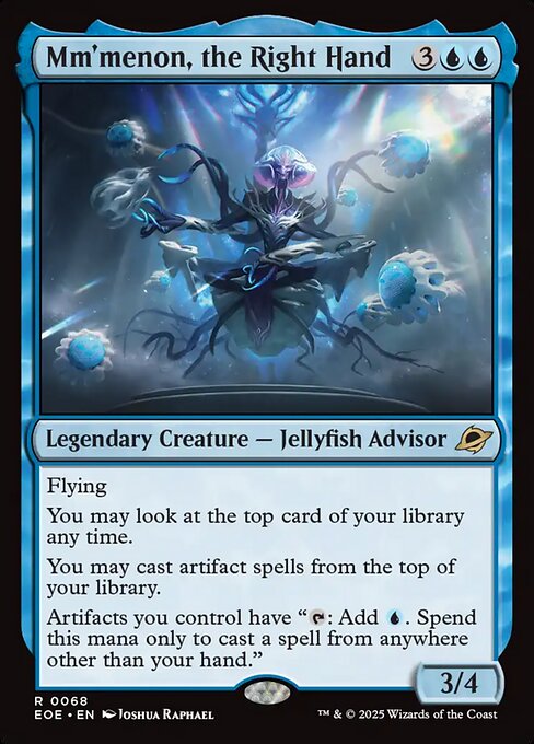 Mm'menon, the Right Hand Edge of Eternities Magic: The Gathering card image