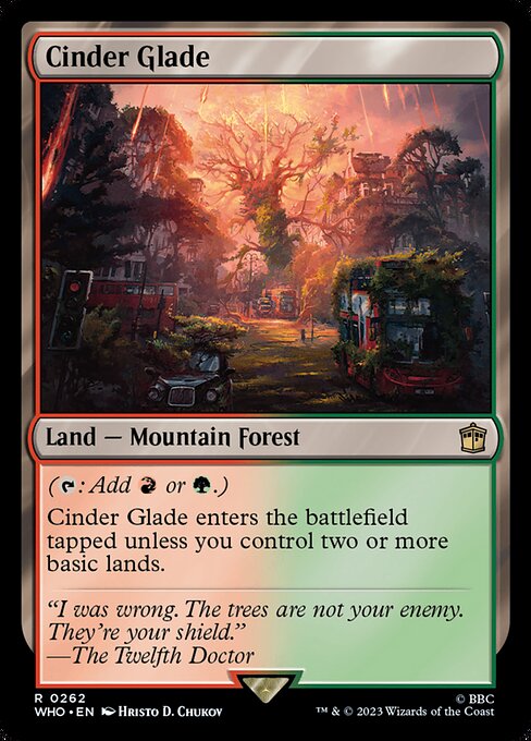 Cinder Glade Doctor Who Magic: The Gathering card image