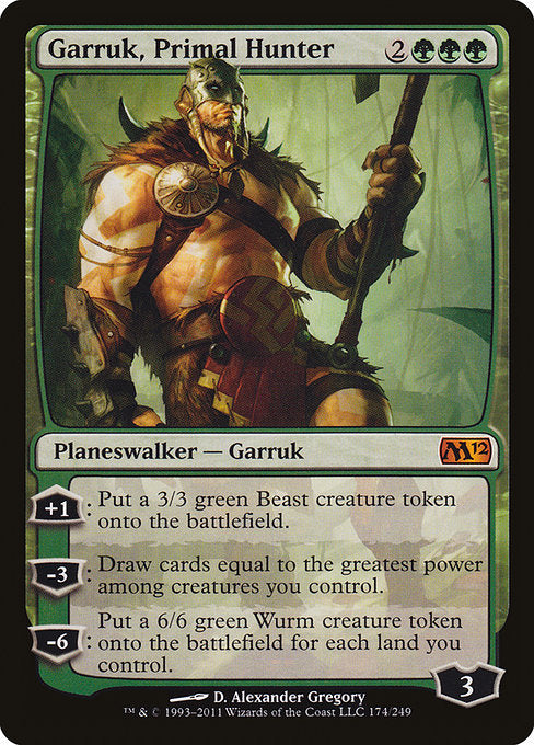 Garruk, Primal Hunter - Magic 2012 #174