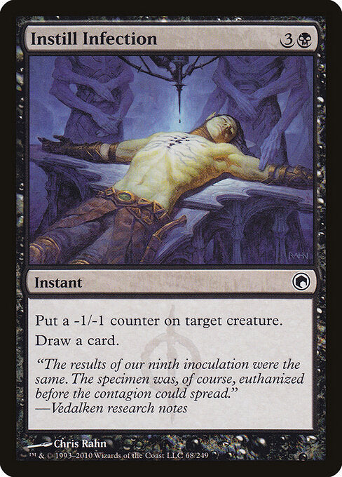Instill Infection Scars of Mirrodin Magic: The Gathering card image