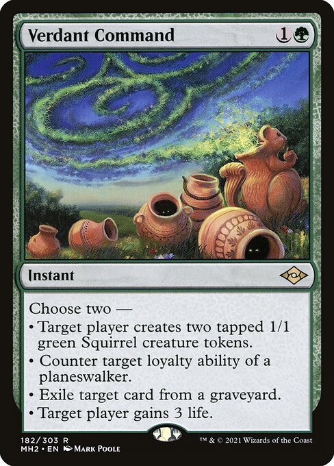 Verdant Command - Modern Horizons 2 #182 Magic: The Gathering card image