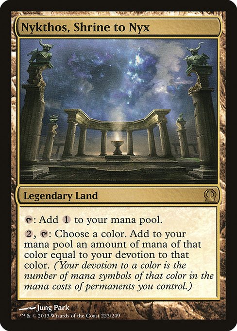 Nykthos, Shrine to Nyx - Theros #223