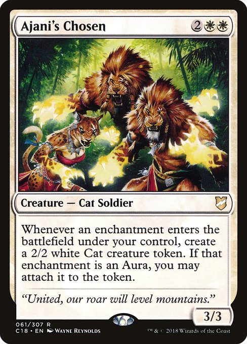 Ajani's Chosen - Commander 2018 #61
