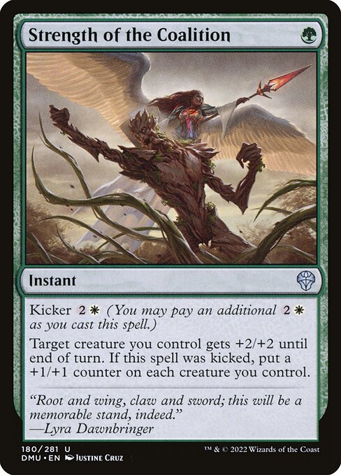 Strength of the Coalition - Dominaria United #180 Magic: The Gathering card image