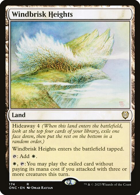 Windbrisk Heights - Phyrexia: All Will Be One Commander #174