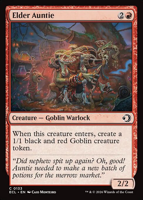 Elder Auntie - Lorwyn Eclipsed #133 Magic: The Gathering card image