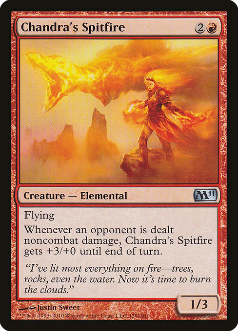 Chandra's Spitfire - Magic 2011 #129
