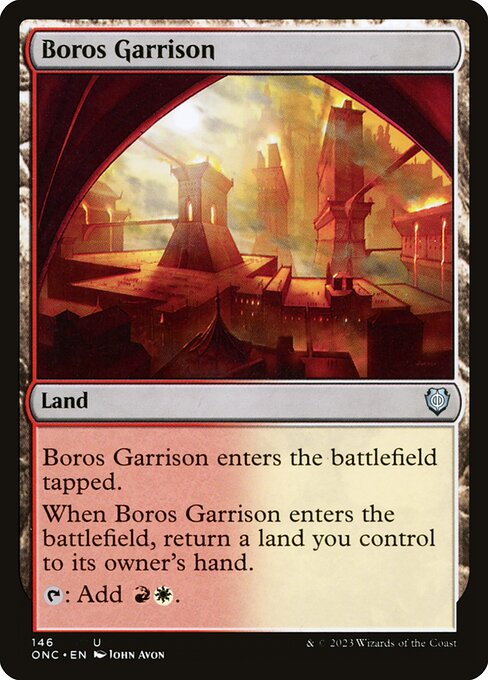 Boros Garrison - Phyrexia: All Will Be One Commander #146
