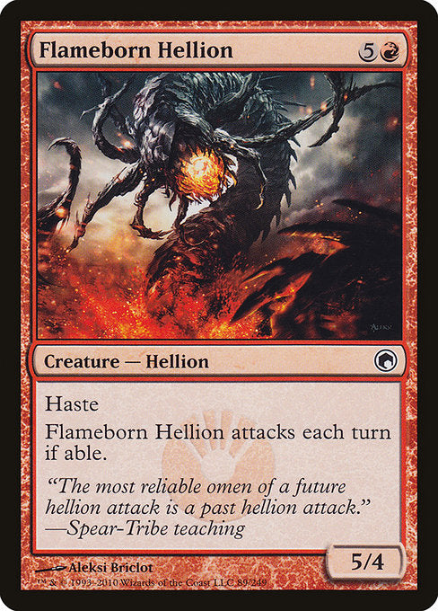Flameborn Hellion - Scars of Mirrodin #89