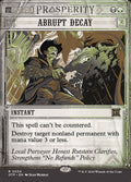 Abrupt Decay Breaking News Magic: The Gathering card image