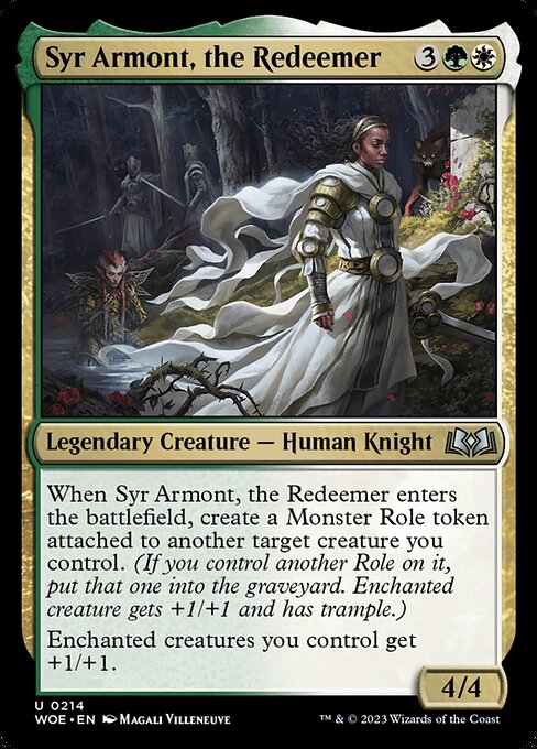 Syr Armont, the Redeemer - Wilds of Eldraine #214