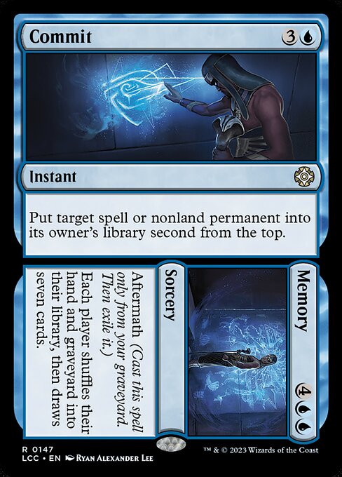 Commit // Memory Lost Caverns of Ixalan Commander Magic: The Gathering card image