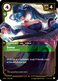 Sona, Harmonious Riftbound card image