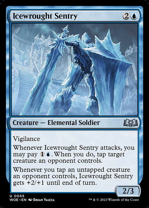 Icewrought Sentry - Wilds of Eldraine #55
