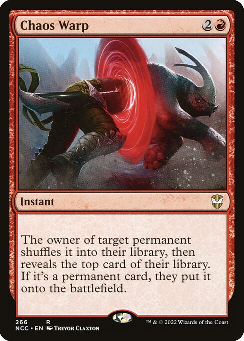 Chaos Warp - New Capenna Commander #266
