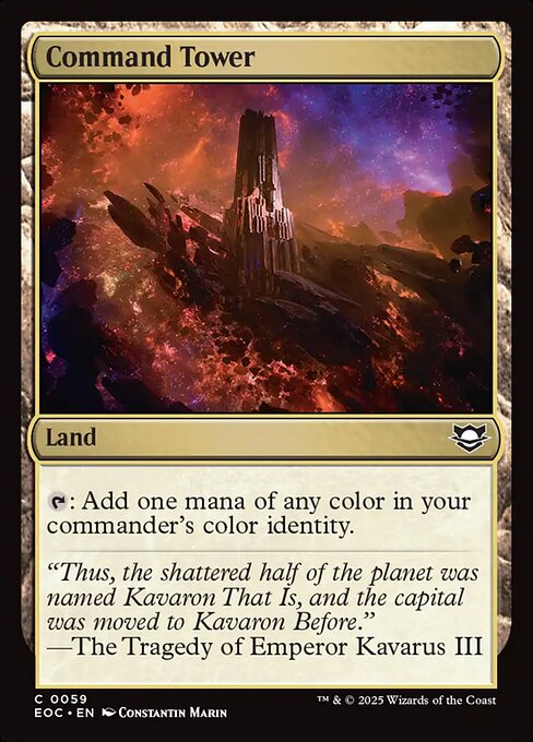 Command Tower - Edge of Eternities Commander #59