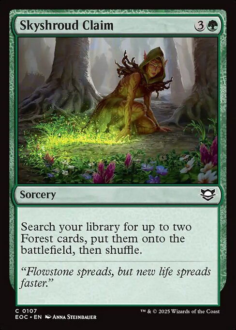 Skyshroud Claim - Edge of Eternities Commander #107 Magic: The Gathering card image