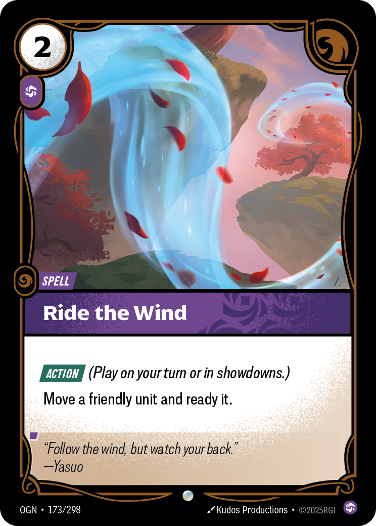 Ride the Wind Riftbound card image