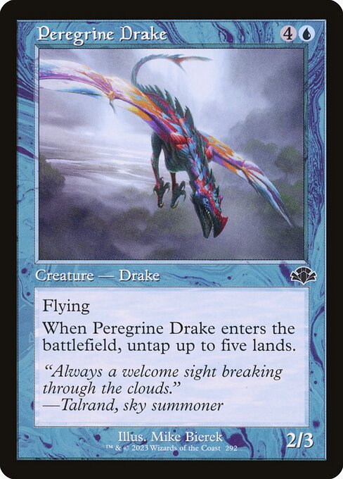Peregrine Drake Dominaria Remastered Magic: The Gathering card image