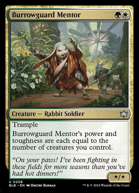 Burrowguard Mentor - Bloomburrow #206