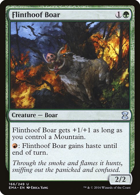 Flinthoof Boar - Eternal Masters #166