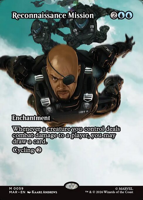 Reconnaissance Mission Marvel Universe Magic: The Gathering card image