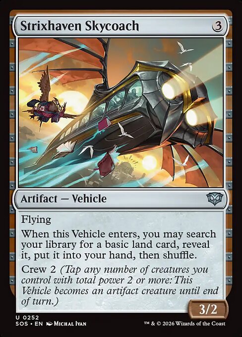Strixhaven Skycoach - Secrets of Strixhaven #252 Magic: The Gathering card image