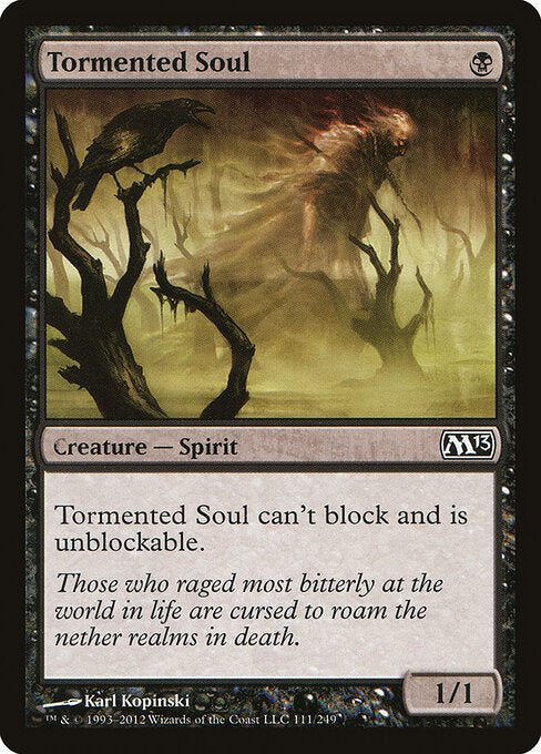 Tormented Soul Magic 2013 Magic: The Gathering card image