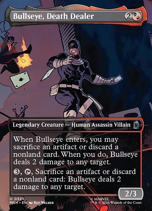 Bullseye, Death Dealer - Marvel Super Heroes #325 (Foil)
