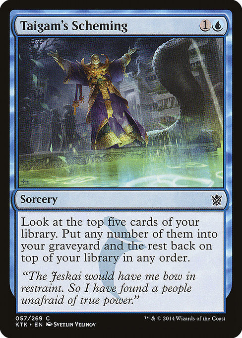 Taigam's Scheming - Khans of Tarkir #57