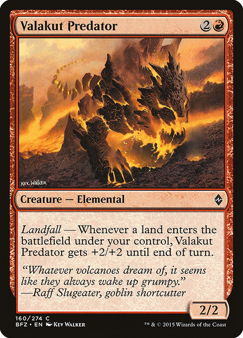 Valakut Predator - Battle for Zendikar #160