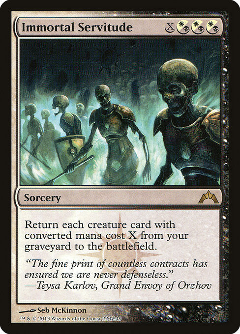 Immortal Servitude - Gatecrash #220